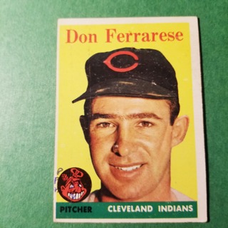 1958 - TOPPS EXMT BASEBALL - CARD NO. 469 - DON FERRERESE - INDIANS