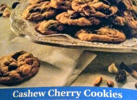 JIFFY *Cashew Cherry Cookies *recipe