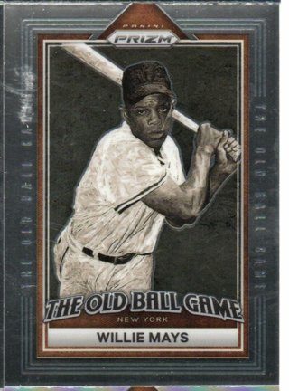 2023 Panini Prizm Willie Mays Old Ball Game Insert