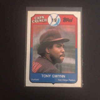 1989 Cap’N Crunch Tony Gwynn #5