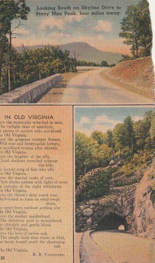 Vintage Used Postcard: 1945 In Old Virginia