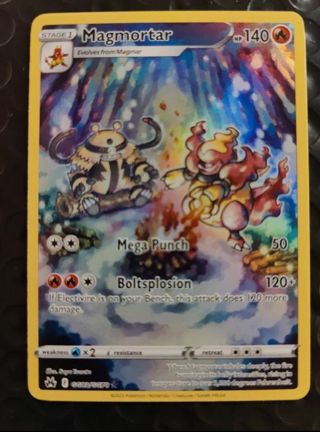 NM Secret Rare GG Magmortar Crown Zeniths Pokemon card TCG SWSH