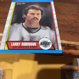 1989 o pee chee Larry robinson hockey card 