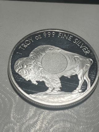 1 Oz.999 Silver Buffalo round 