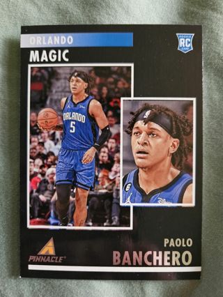 2022-23 Panini Chronicles Pinnacle Rookie Paolo Banchero