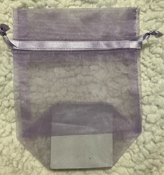 Lavender Organza Bag