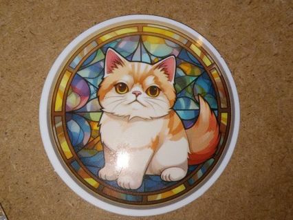 Cat nice one vinyl sticker no refunds regular mail only Very nice quality!