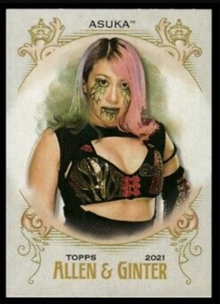 2021 WWE Heritage Wrestling - ASUKA Allen & Ginter Insert #AG-3