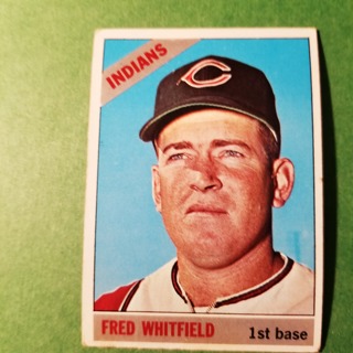 1966 - TOPPS BASEBALL CARD NO. 88 - FRED WHITFIELD - INDIANS