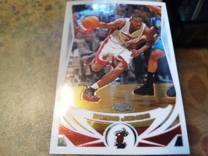 2005 TOPPS CHROME EDDIE JONES MIAMI HEAT BASKETBALL CARD# 75