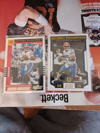 2 Anthony Richardson rookie cards