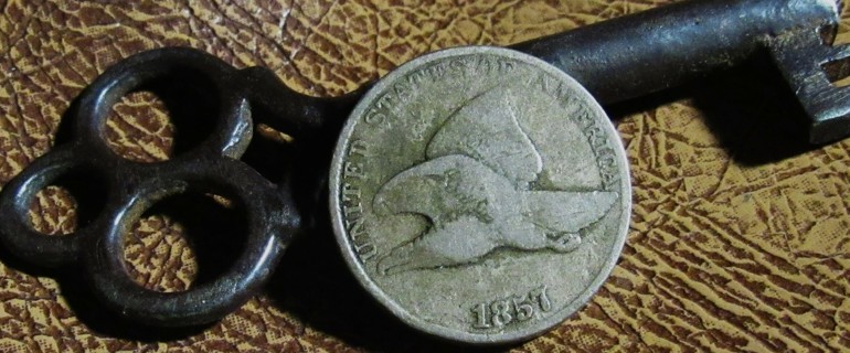  ★★ 1857 FLYING EAGLE CENT VG ★★ **ONE OF ONLY 3 YEARS**