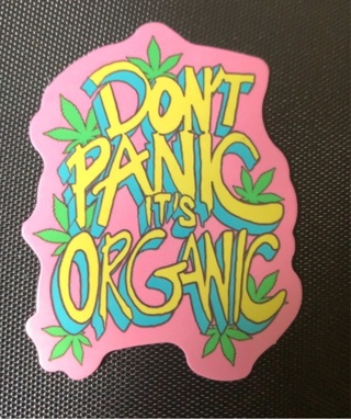 Don’t Panic it’s Organic Decal sticker 