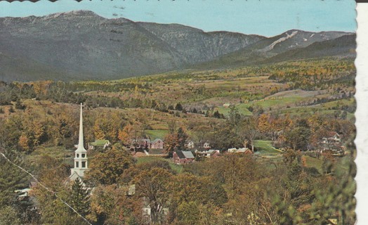 Vintage Used Postcard: C: 1976 Stowe & Mansfield, VT