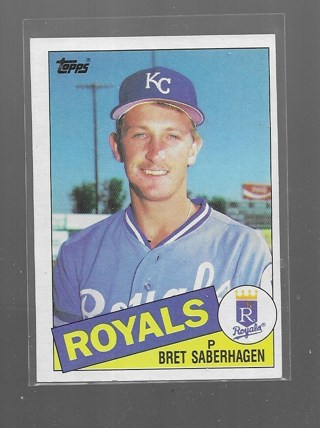 1985 TOPPS BRETT SABERHAGEN ROOKIE #23