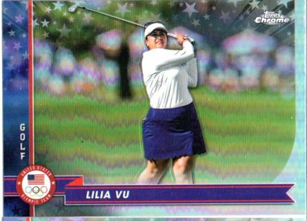 2024 Topps Chrome Olympics Lilia Vu Refractor #120