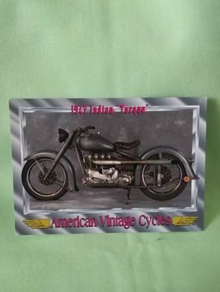 American Vintage Cycles Trading Card #17