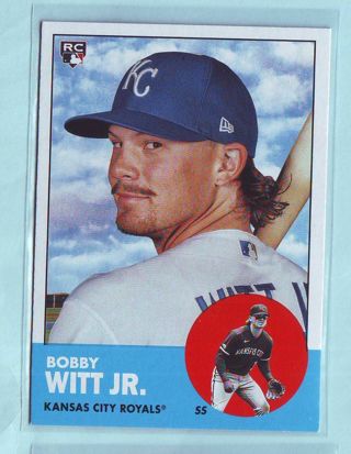 2022 Topps Archives Bobby Witt Jr. ROOKIE Baseball Card # 89 Royals