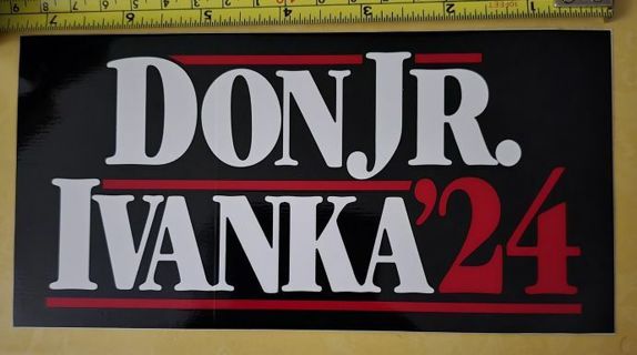 One Don Jr Ivanka '24 Sticker