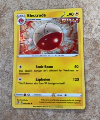 Pokemon Card - Electrode halo