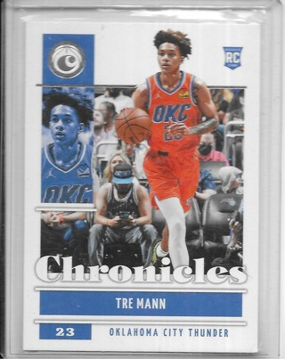 Tre Mann 2021-22 Chronicles #31 Rookie Card