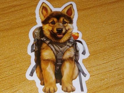 Dog Cute one nice vinyl sticker no refunds regular mail only win 2 or more get bonus