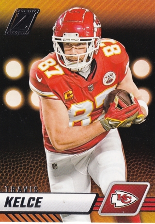 2023 Travis Kelce Zenith Football Glossy KC Chiefs