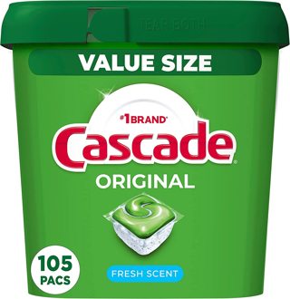 Cascade Dishwasher Pods 105 Count