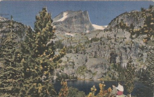Vintage Used Postcard: 1951 Colorado Rockies