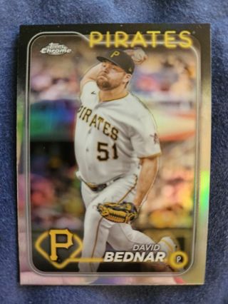 2024 Topps Chrome Refractor David Bednar