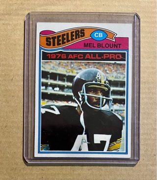 1977 Topps #180 Mel Blount AFC All-Pro Football Card!