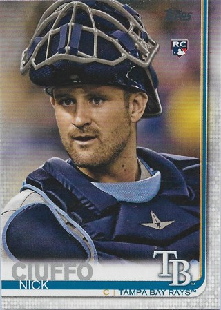  2019 Topps #457 Nick Ciuffo RC Tampa Bay Rays