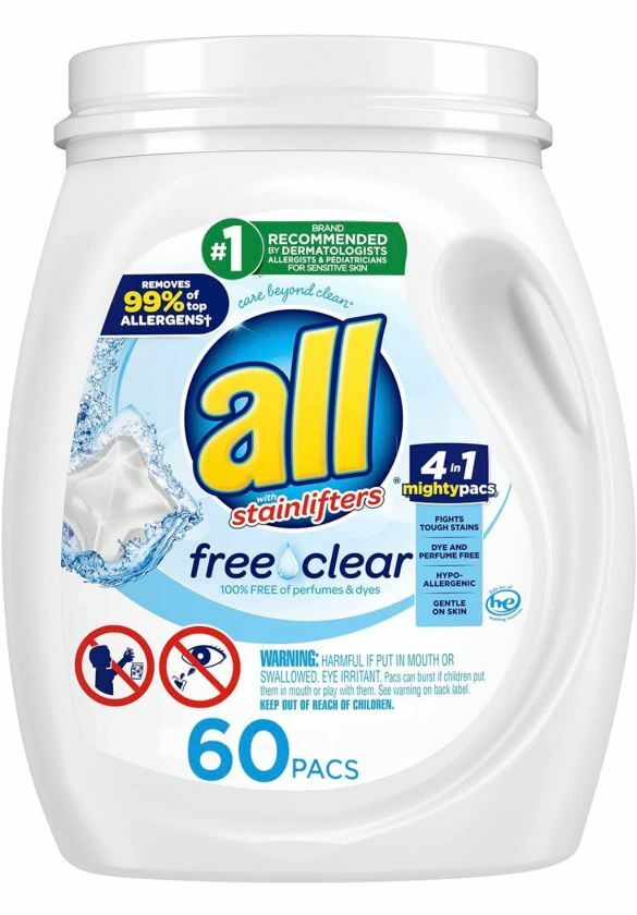 Free: ➡️ ALL FREE & CLEAR 60 CT ⬅️