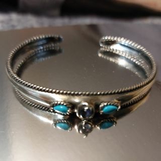 Carolyn Pollack sterling silver cuff bangle bracelet