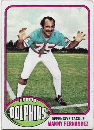 1976 TOPPS MANNY FERNANDEZ CARD