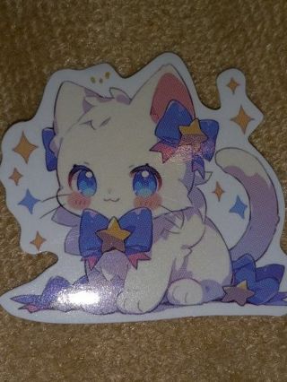 Cute one new small vinyl lab top sticker no refunds regular mail high quality!