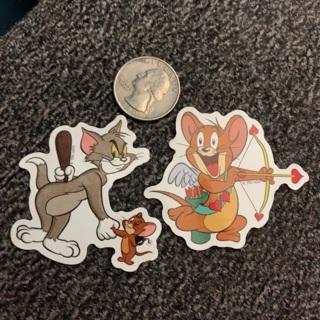 2 Tom & Jerry stickers 