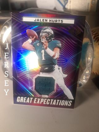 2023 Jalen Hurts Game Used Jersey Illusion Eagles