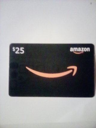 Amazon e-gift card for $25.00