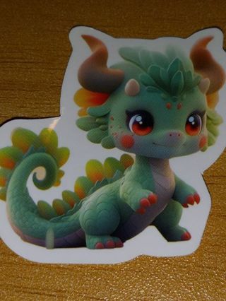 Adorable one vinyl sticker no refunds regular mail only Very nice quality!