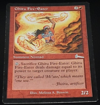 MTG ✨ Ghitu Fire-Eater - (U) 76/143 Urza's Legacy (ULG) ✨ Magic the Gathering (1999)