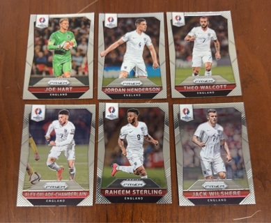 2016 Panini Prizm euro soccer lot