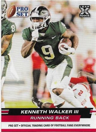 2022 LEAF PRO SET KENNETH WALKER III ROOKIE CARD