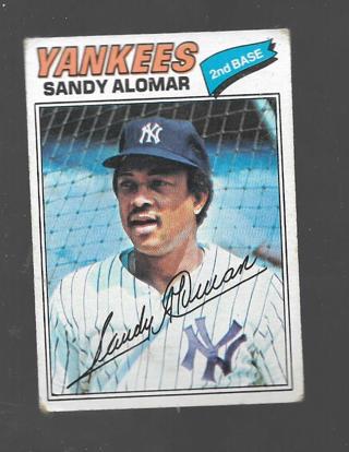 1977 TOPPS SANDY ALOMAR #54