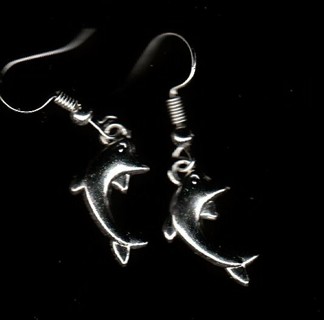 SP DOLPHIN EARRINGS (PLEASE READ DESCRIPTION)