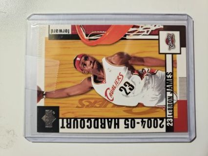 2004-05 LeBron James Upper deck Harcourt Basketball card, Cleveland Cavaliers