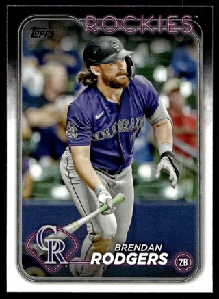 2024 Topps 322 Brendan Rodgers Colorado Rockies Baseball Card  One Million Cubs L