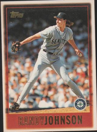 Randy Johnson 1997 Topps #325 Seattle Mariners Hall of Fame HOF