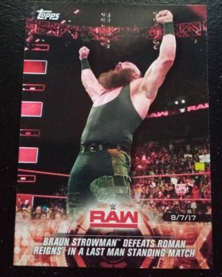 Braun Strowman trading card