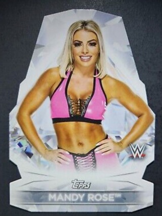 2021 Topps WWE Mandy Rose Womens Division Diamond Cuts Insert #DC-3